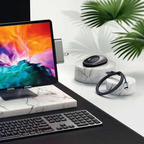 Satechi Trio vezeték nélküli töltőpad, töltőállomás fekete (A-879961008550 7 kép