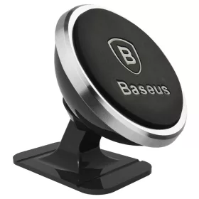   Baseus 360 univerzális műszerfalon rögzíthető mágneses autós telefontartó ezüst (SUGENT-NT0S)