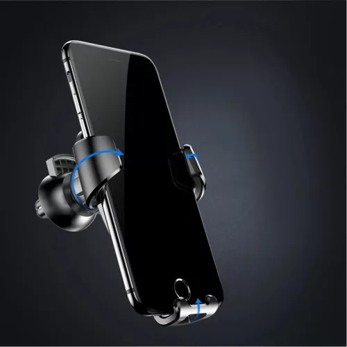 Baseus Gravity szellőzőre erősíthető autós telefontartó alumín-6953156264458 6 kép