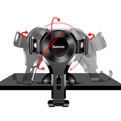 Baseus Osculum Gravity univezális autós telefontartó fekete-6953156268760 2 kép