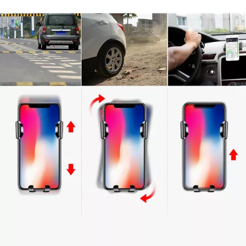 Baseus Osculum Gravity univezális autós telefontartó fekete-6953156268760 9 kép