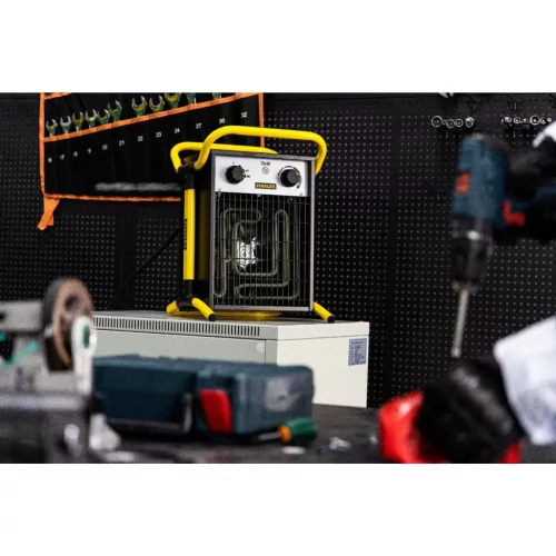 STANLEY SXJH203000E fűtőtest, 3000 W, 2 fokozat, fém ház, termoszt-6921183005719 4 kép