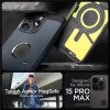 Spigen Tough Armor MagSafe, metal slate - iPhone 15 Pro Max-8809896749442 1 kép