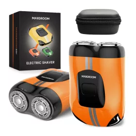 MAXGROOM M-501 elektromos borotva - narancssárga