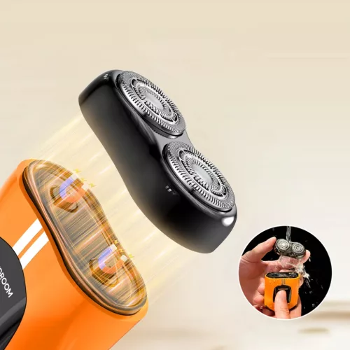 MAXGROOM M-501 elektromos borotva - narancssárga-5907769388798 6 kép