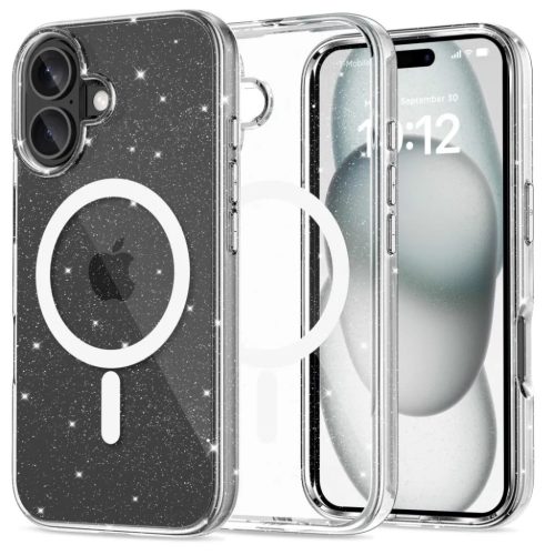 Tech-protect Flexair Hybrid Magsafe Iphone 16 Glitter Tok-5906302311422 1 kép