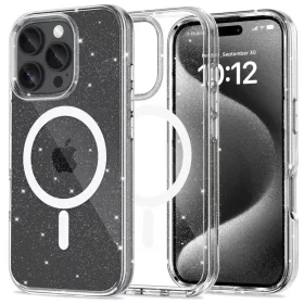 iPhone 16 Pro Tech-Protect Flexair Hybrid Magsafe Glitter tok-5906302311446 1 kép