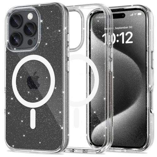 Tech-protect Flexair Hybrid Magsafe Iphone 16 Pro Max Glitter Tok-5906302311453 1 kép