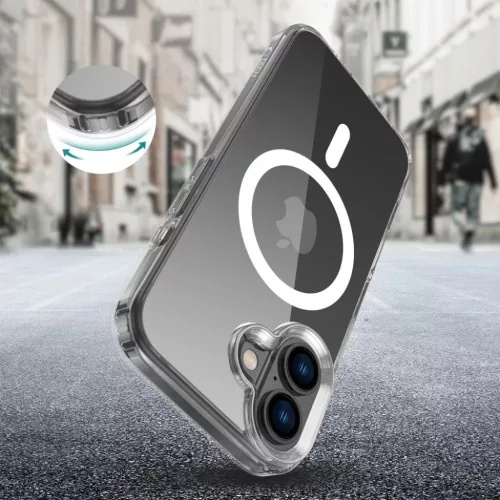 Tech-protect Flexair Hybrid Magsafe Iphone 16 Clear Tok-5906302311460 2 kép