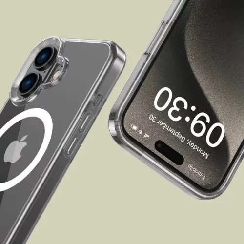 Tech-protect Flexair Hybrid Magsafe Iphone 16 Clear Tok-5906302311460 3 kép