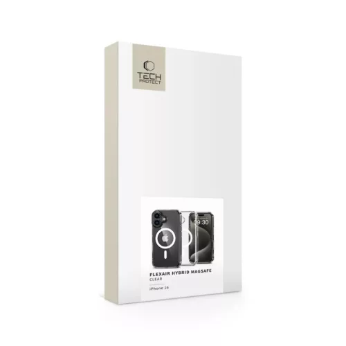 Tech-protect Flexair Hybrid Magsafe Iphone 16 Clear Tok-5906302311460 4 kép