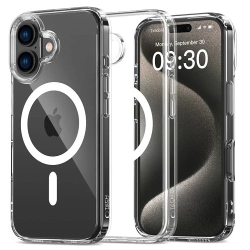 Tech-protect Flexair Hybrid Magsafe Iphone 16 Plus átlátszó Tok-5906302311477 1 kép