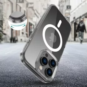 Tech-protect Flexair Hybrid Magsafe Iphone 16 Pro átlátszó Tok-5906302311484 2 kép