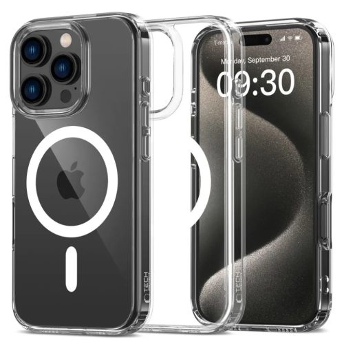 Tech-protect Flexair Hybrid Magsafe Iphone 16 Pro Max áttetsző Tok-5906302311491 1 kép