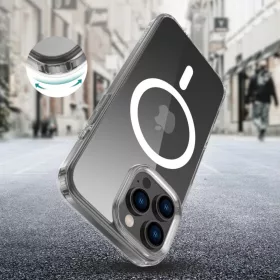 Tech-protect Flexair Hybrid Magsafe Iphone 16 Pro Max áttetsző Tok-5906302311491 2 kép