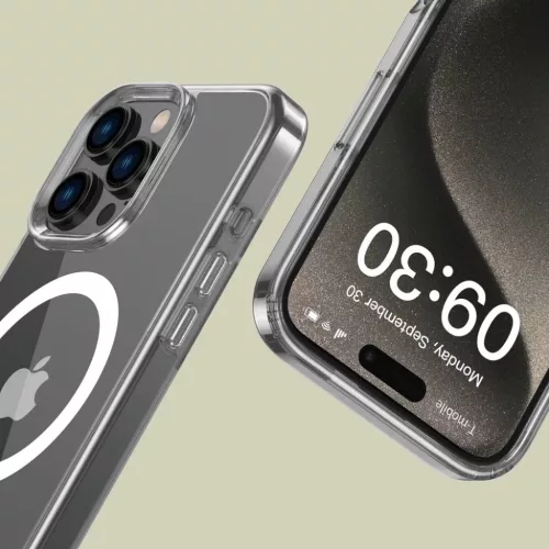 Tech-protect Flexair Hybrid Magsafe Iphone 16 Pro Max áttetsző Tok-5906302311491 3 kép