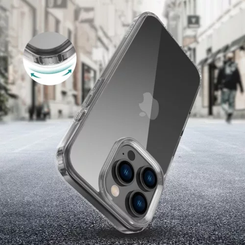 iPhone 16 Pro Tech-protect Flexair Hybrid Clear tok-5906302311644 2 kép