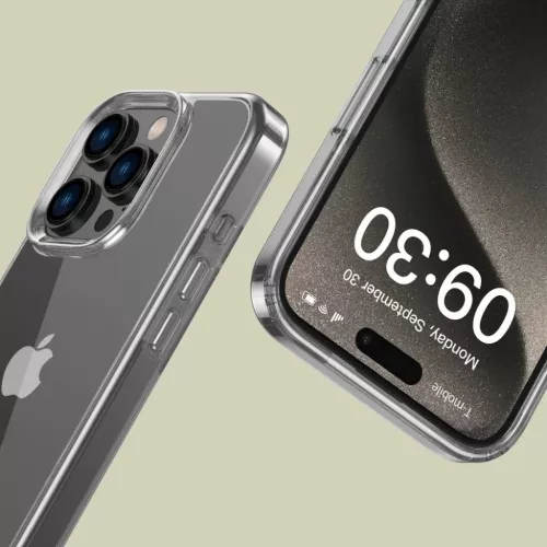 iPhone 16 Pro Tech-protect Flexair Hybrid Clear tok-5906302311644 3 kép