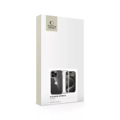 iPhone 16 Pro Tech-protect Flexair Hybrid Clear tok-5906302311644 4 kép