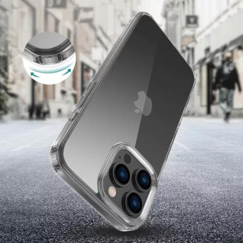 Tech-protect Flexair Hybrid Iphone 16 Pro Max Clear Tok-5906302311651 2 kép