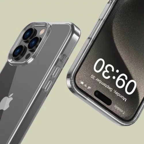 Tech-protect Flexair Hybrid Iphone 16 Pro Max Clear Tok-5906302311651 3 kép