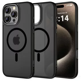 Tech-protect Magedge Magsafe Iphone 16 Pro Matt Fekete/fémszürke Tok-5906302311194 1 kép