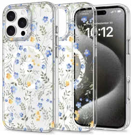 Tech-protect Magmood Magsafe Iphone 16 Pro Max Spring Flowers Tok-5906302311538 1 kép