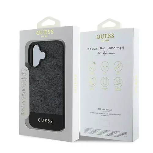  iPhone 16 Plus GUESS tok GUHCP16MG4GLGR (PC/TPU 4G PU Bottom Stripe) -3666339344979 8 kép