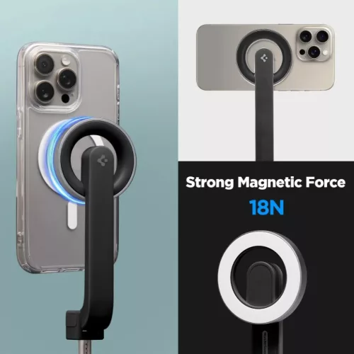 Spigen S571w Magsafe Bluetooth Selfie Bot Tripod Fekete-8809971226004 8 kép