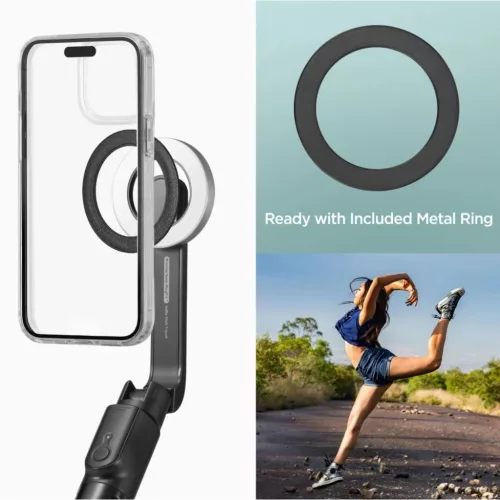 Spigen S580w Magsafe Bluetooth Selfie Bot Hosszú állvány Fekete-8809971226035 8 kép