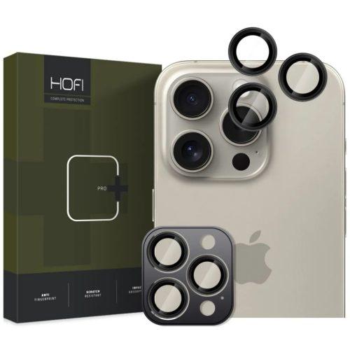 HOFI CAMRING PRO+ IPHONE 16 PRO / 16 PRO MAX FEKETE üvegfólia a kame-5906302311057 1 kép