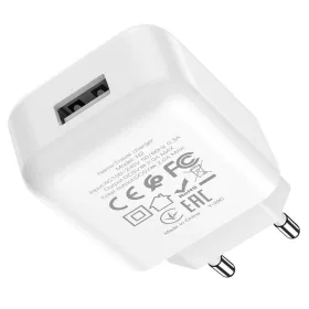 HOCO utazó töltő USB A 2A N2 fehér-6931474746108 2 kép