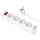 HOCO 4 aljzatos elosztó, hosszabbító kábel + 2 x USB A + Type C PD-6942007602150 1 kép