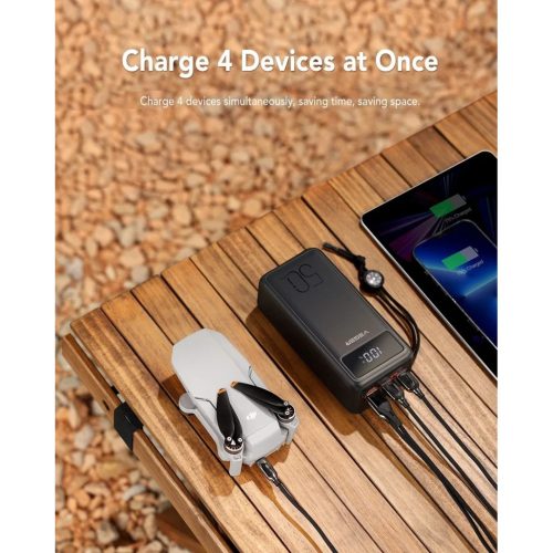 VEGER powerbank 50 000 mAh PD QC3.0 5A 22,5W Tank Lite (W5001) fekete-6970453555447 6 kép