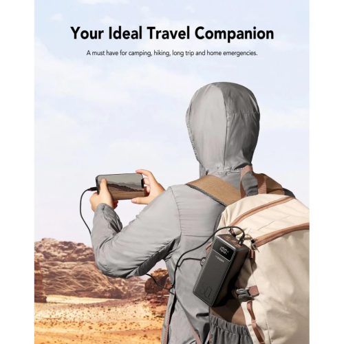 VEGER powerbank 50 000 mAh PD QC3.0 5A 22,5W Tank Lite (W5001) fekete-6970453555447 7 kép