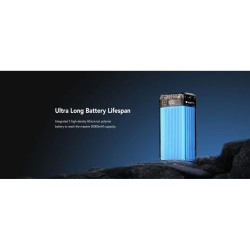 VEGER powerbank 50 000 mAh PD QC3.0 5A 22,5W Tank Lite (W5001) fekete-6970453555447 10 kép