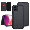 UNIQ iPhone 11 Pro Max fliptok kártyatartóval fekete-8719273210239 1 kép