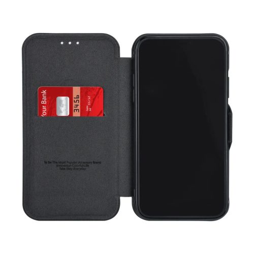 UNIQ iPhone 11 Pro Max fliptok kártyatartóval fekete-8719273210239 4 kép