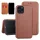 UNIQ iPhone 11 Pro fliptok kártyatartóval barna-8719273210192 1 kép