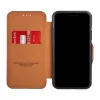 UNIQ iPhone 11 Pro fliptok kártyatartóval barna-8719273210192 3 kép