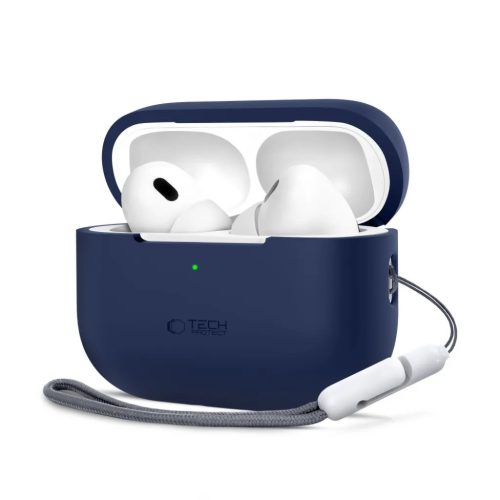 Tech-protect Silicone Apple Airpods Pro 1 / 2 Navy Blue-5906302313686 1 kép