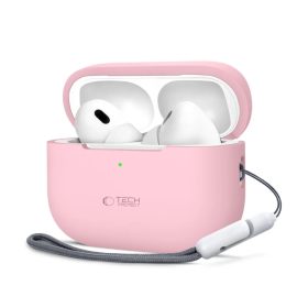 Tech-protect Silicone Apple Airpods Pro 1 / 2 Dusty Pink Tok-5906302313709 1 kép
