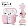 Tech-protect Szilikon Akasztós Apple Airpods 3 Tok Púderrózsaszín-5906302375127 2 kép