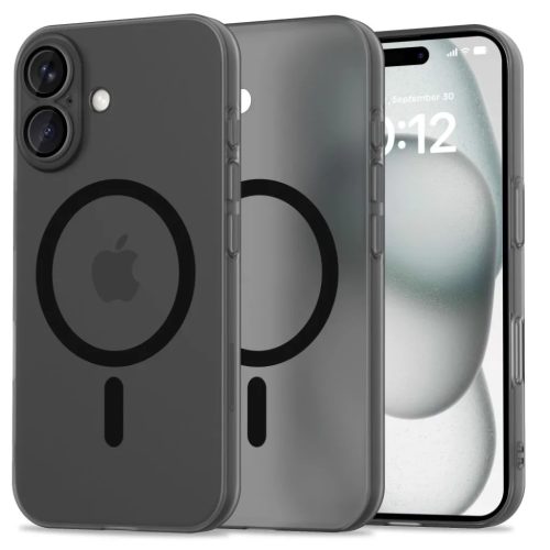 Tech-protect Magslim Magsafe Iphone 16 Matte/fekete Tok-5906302311224 1 kép