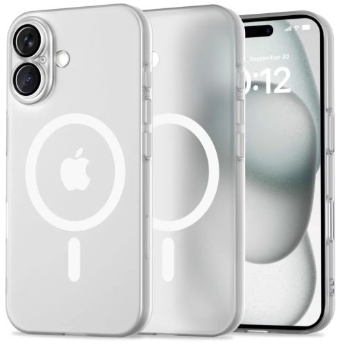 TECH-PROTECT VÉKONY MAGSZÁJ IPHONE 16 MATT/FEHÉR tok