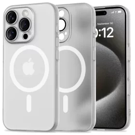 Tech-Protect MAGSLIM MAGSZÉF IPHONE 16 PRO MAX MATT/FEHÉR tok-5906302311293 1 kép