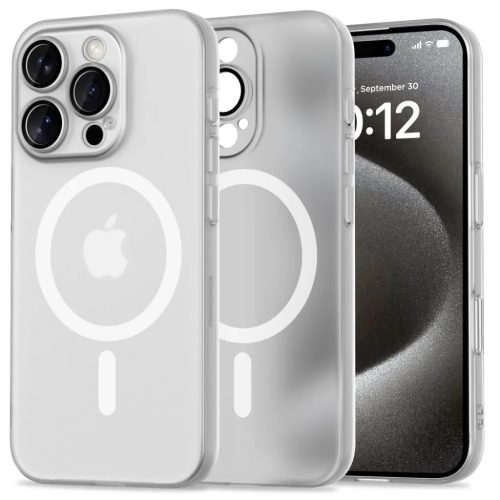 Tech-Protect MAGSLIM MAGSZÉF IPHONE 16 PRO MAX MATT/FEHÉR tok-5906302311293 1 kép