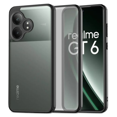 TECH-PROTECT MAGMAT REALME GT 6 / GT 6T MATT FEKETE tok-5906302310708 1 kép