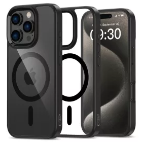 iPhone 16 Pro Tech-protect Magmat Magsafe Fekete/átlátszó Tok-5906302311149 1 kép