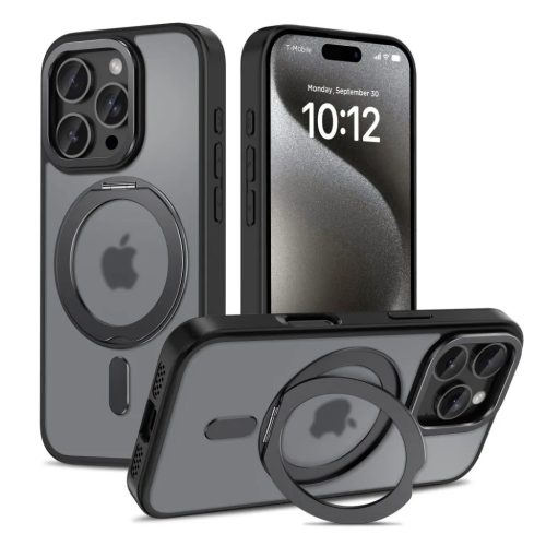 Tech-protect Magring Magsafe Iphone 16 Pro Max Matt Fekete Tok-5906302311576 1 kép